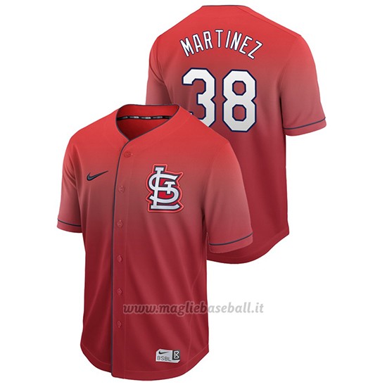 Maglia Baseball Uomo St. Louis Cardinals Jose Martinez Fade Autentico Rosso
